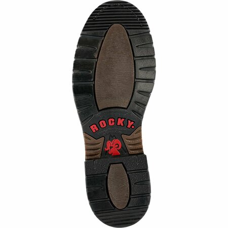 Rocky Original Ride USA Steel Toe Western Boot, BROWN, W, Size 9 RKW0419